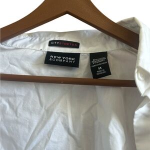 New York & Company Men's Crisp White Dress Shirt